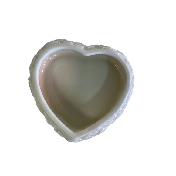 Lenox Rose Heart Trinket Porcelain Box W/ 24K Gold Trim - Picture 6 of 9
